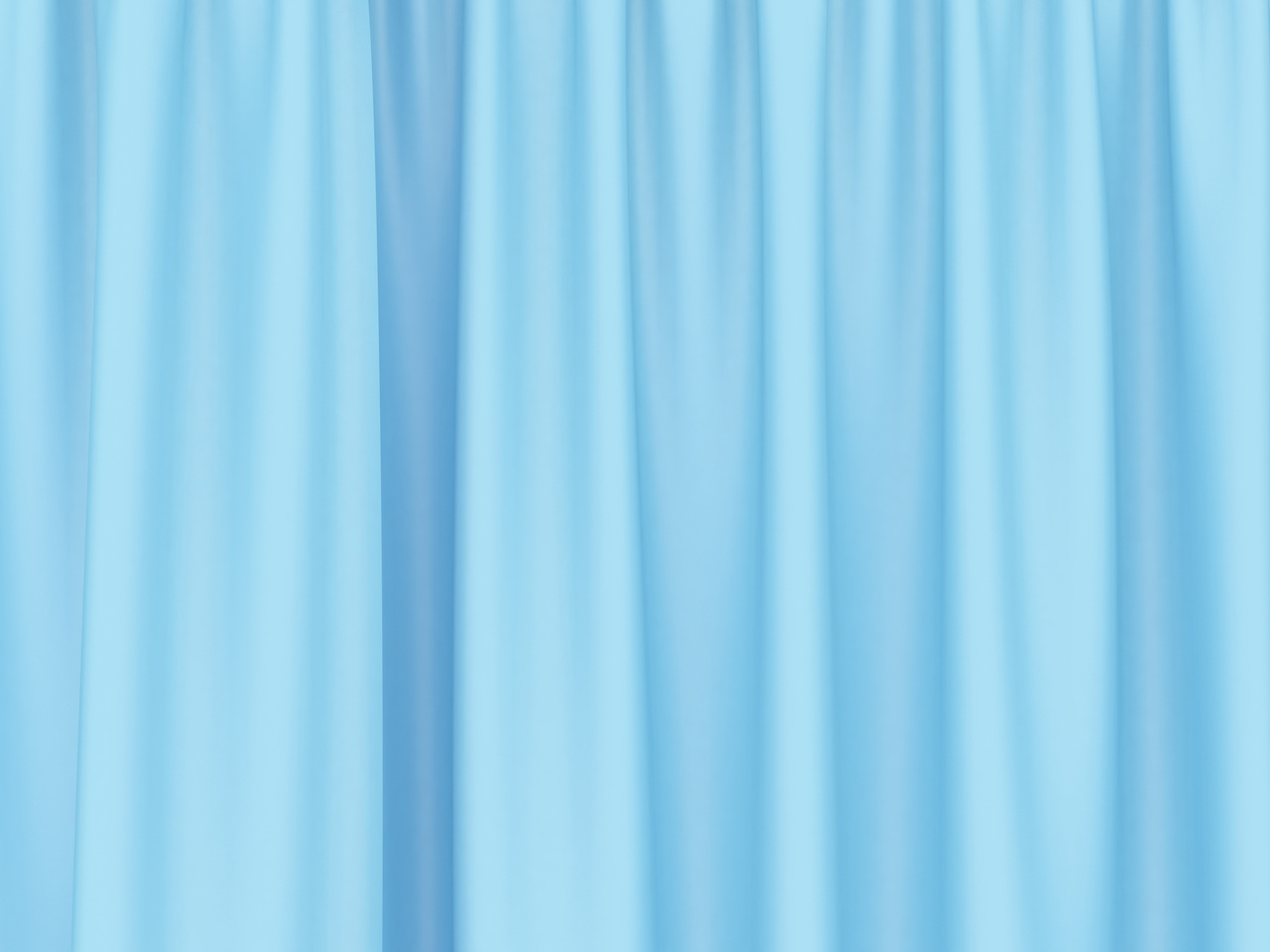 Blue curtain
